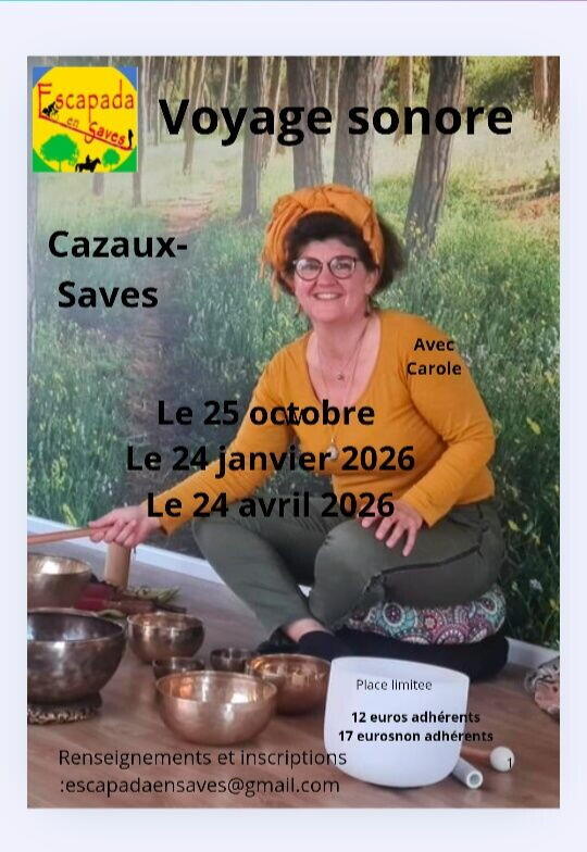 Affiche voyage sonore