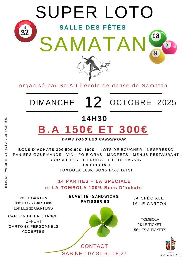 Affiche Loto So'Art