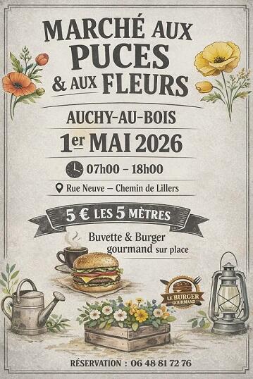 Marché aux puces et aux fleurs Auchy au Bois 1er mai (002).jpg