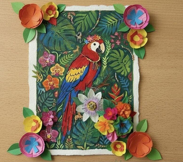 Atelier 'joue-la comme Frida Kahlo'