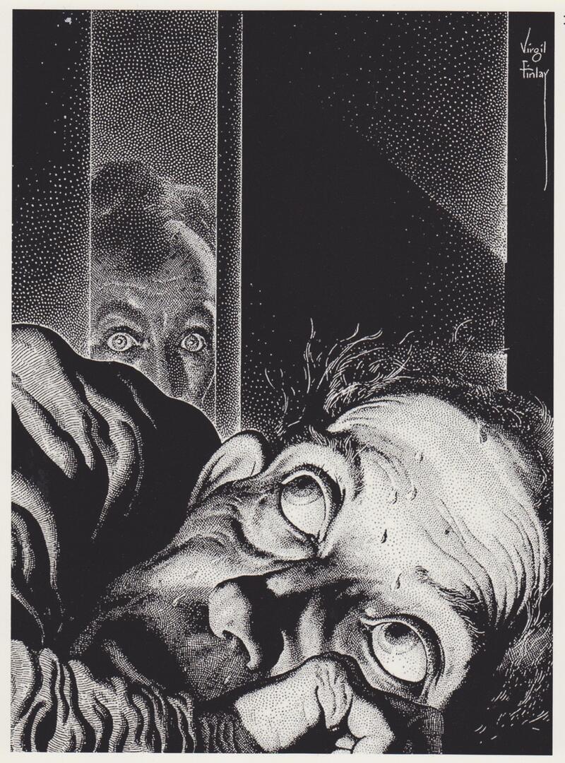 Le spectre d'Alfred H (c) Virgil Finlay