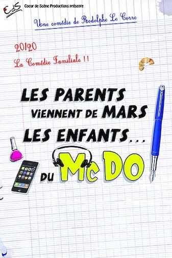 Les parents viennent de mars, les enfants du Mc Do
