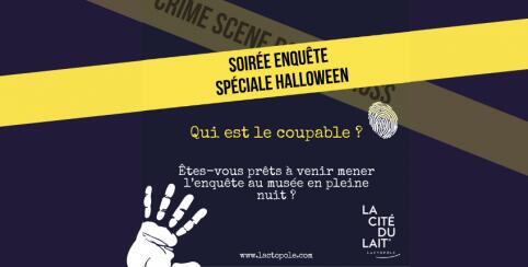 Soirée enquête spéciale Cluedo, Halloween - Laval - La Cité du Lait