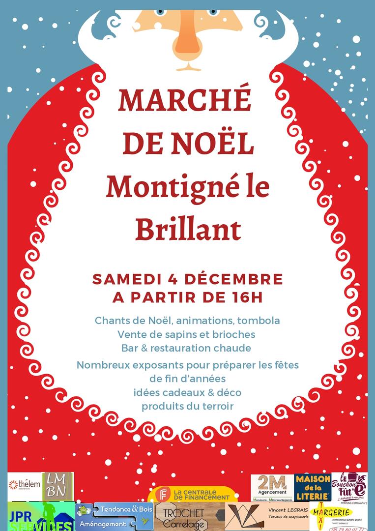 Marché de Noël à Montigné le Brillant