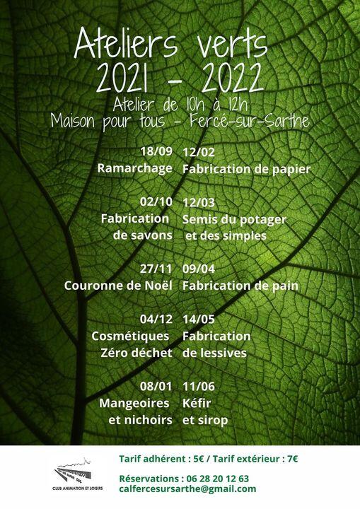 Programme Ateliers verts