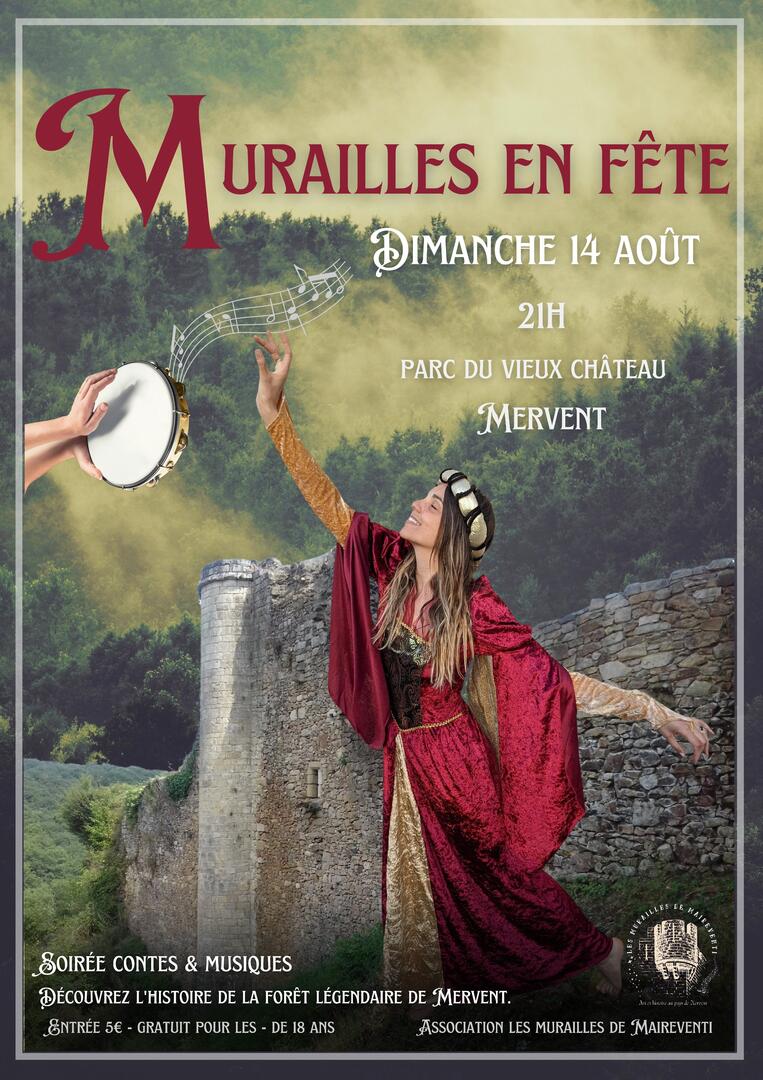 Murailles-en-fête-14 août 2022 à 21 heures à Mervent