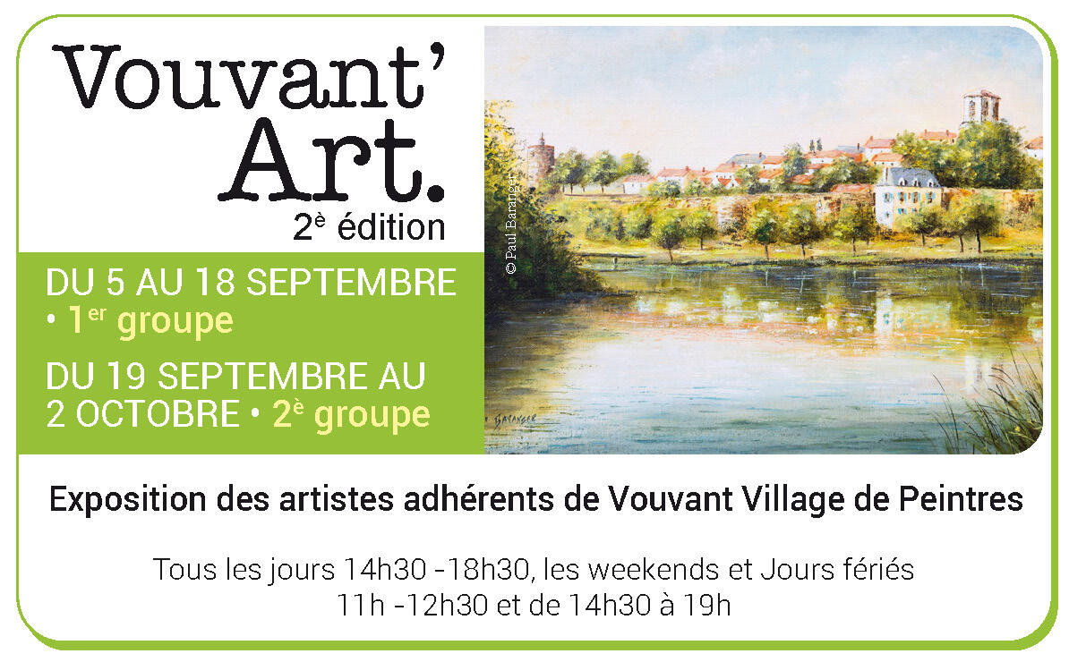 Programme 2022 - Vouvant Village de Peintres - Vouvant art