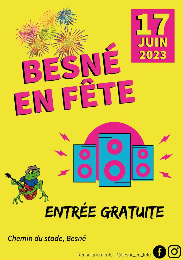 Affiche Besné en Fête 2023