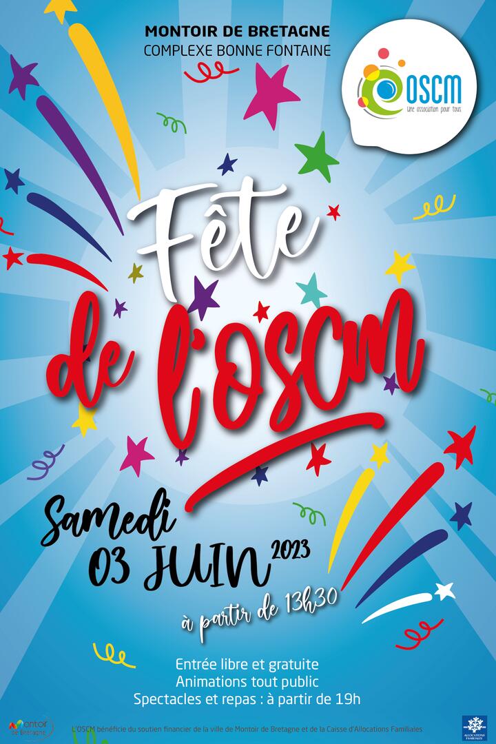 Affiche Fête de l'OSCM