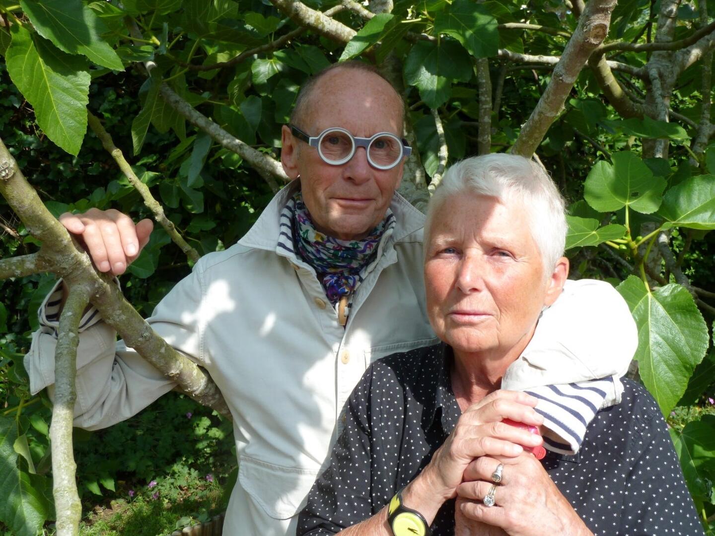 Portrait d'Anne et Patrick Poirier. Courtesy Galerie Mitterr