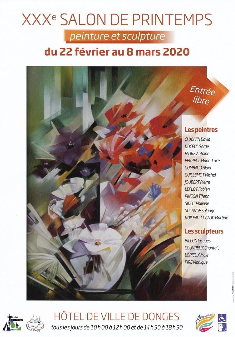 affiche salon de printemps