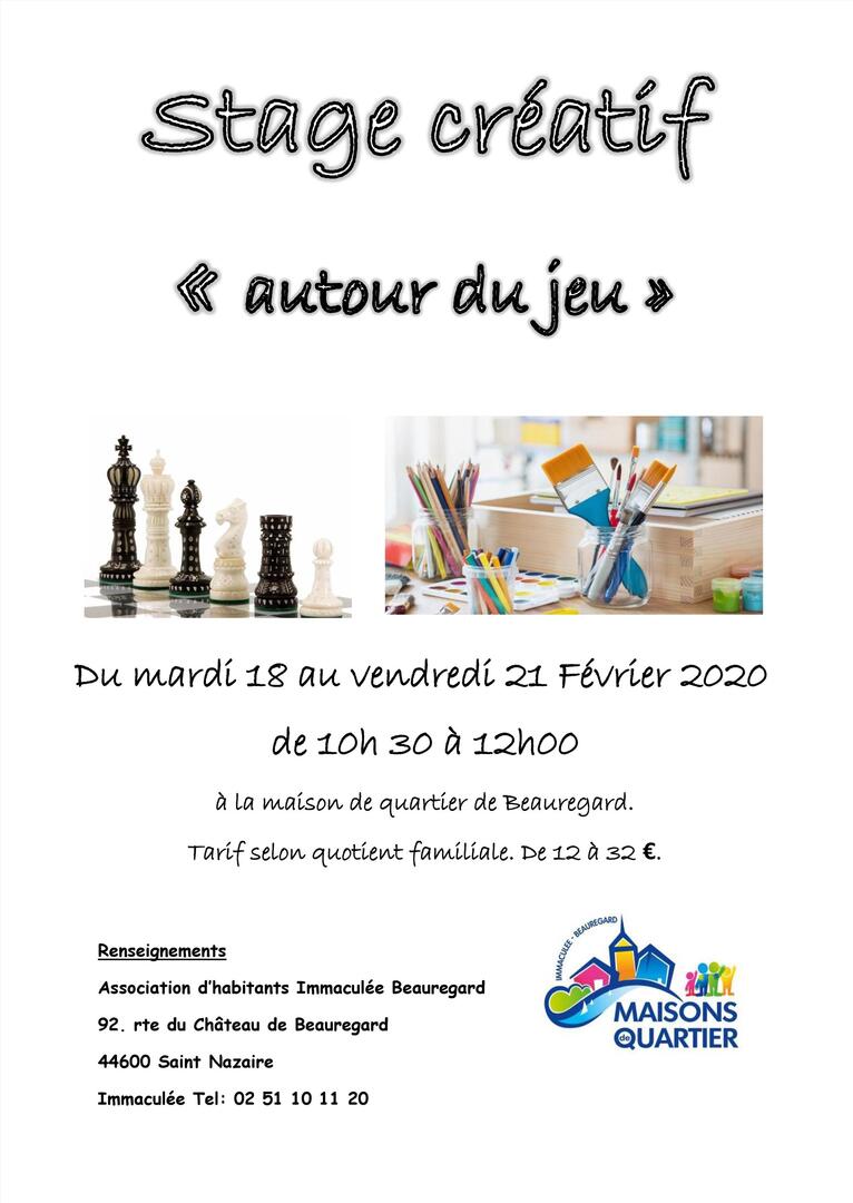 Stage «autour du jeu »