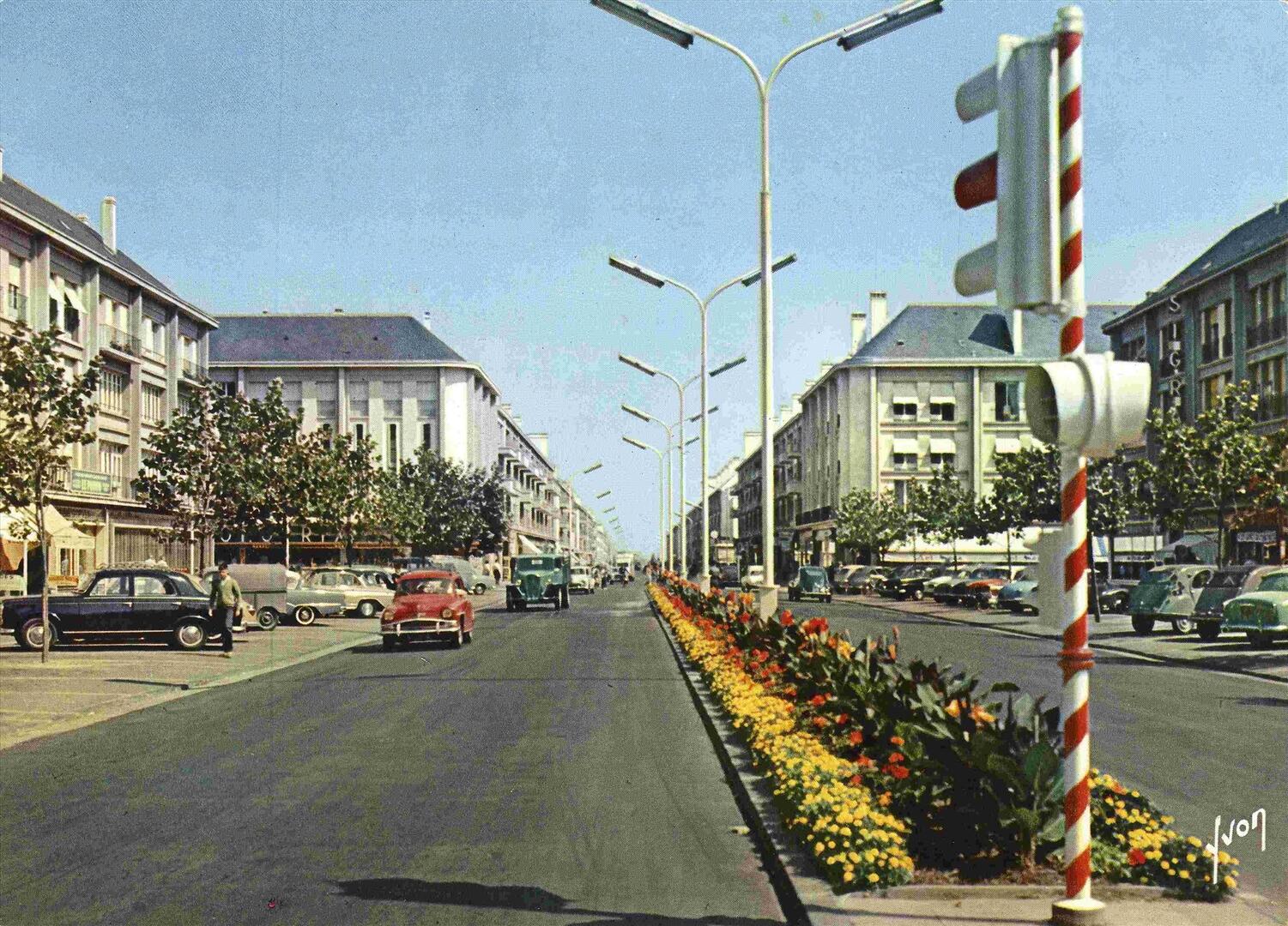 Les années 1950 : une ville qui roule