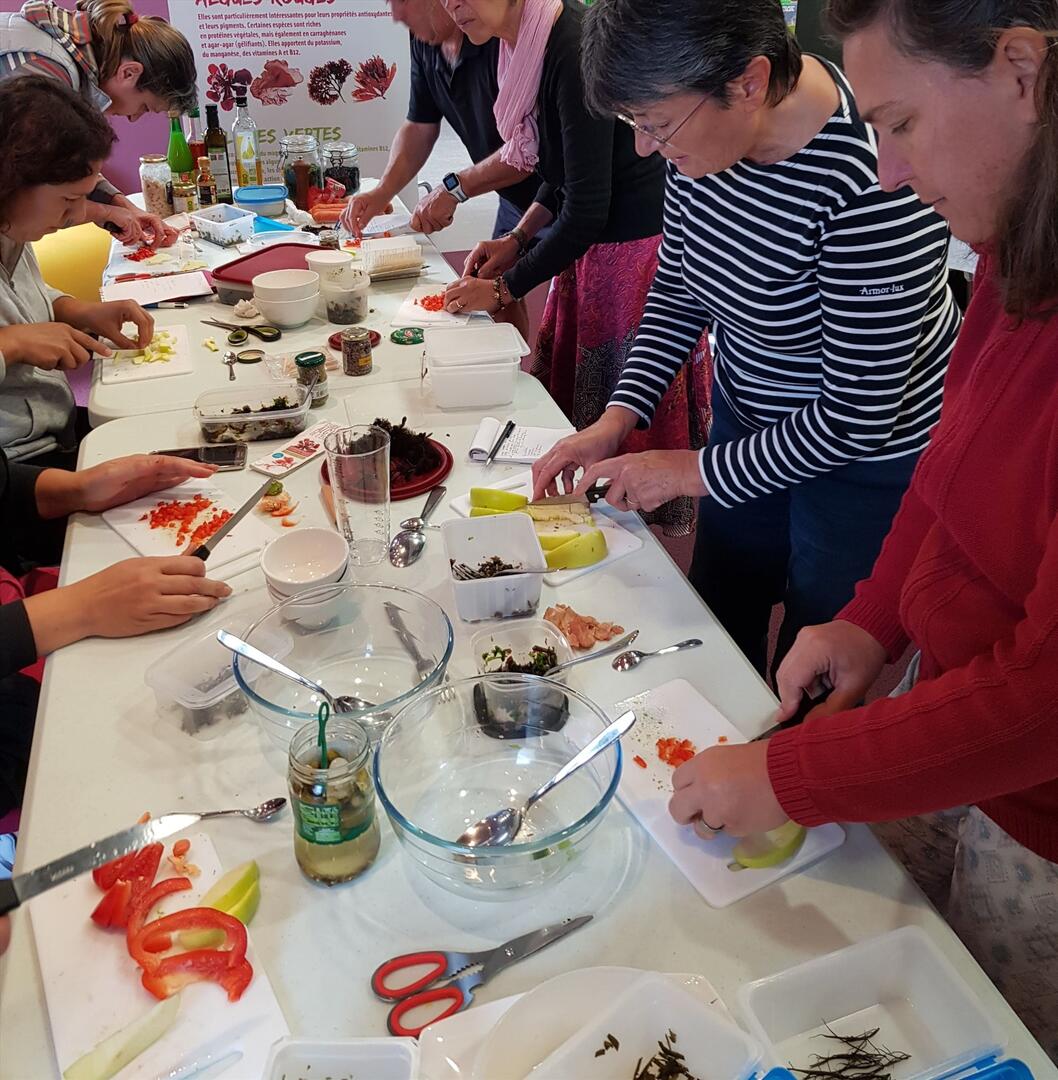Atelier cuisinons les algues sauvages