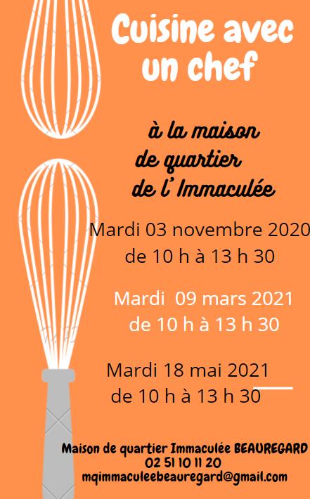 Cuisine avec un chef