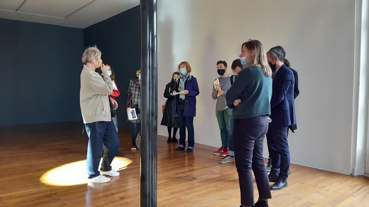 Visite de l'exposition «Chroniques de l'invisible»