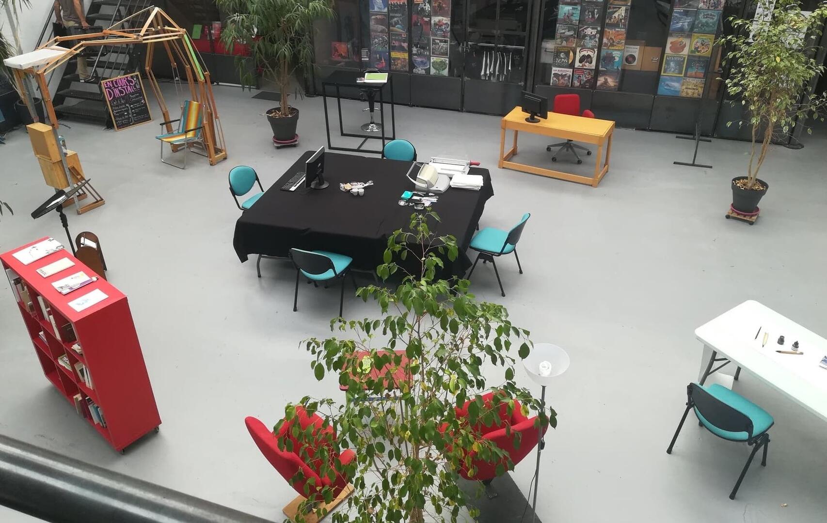 Scénographie de l'atelier