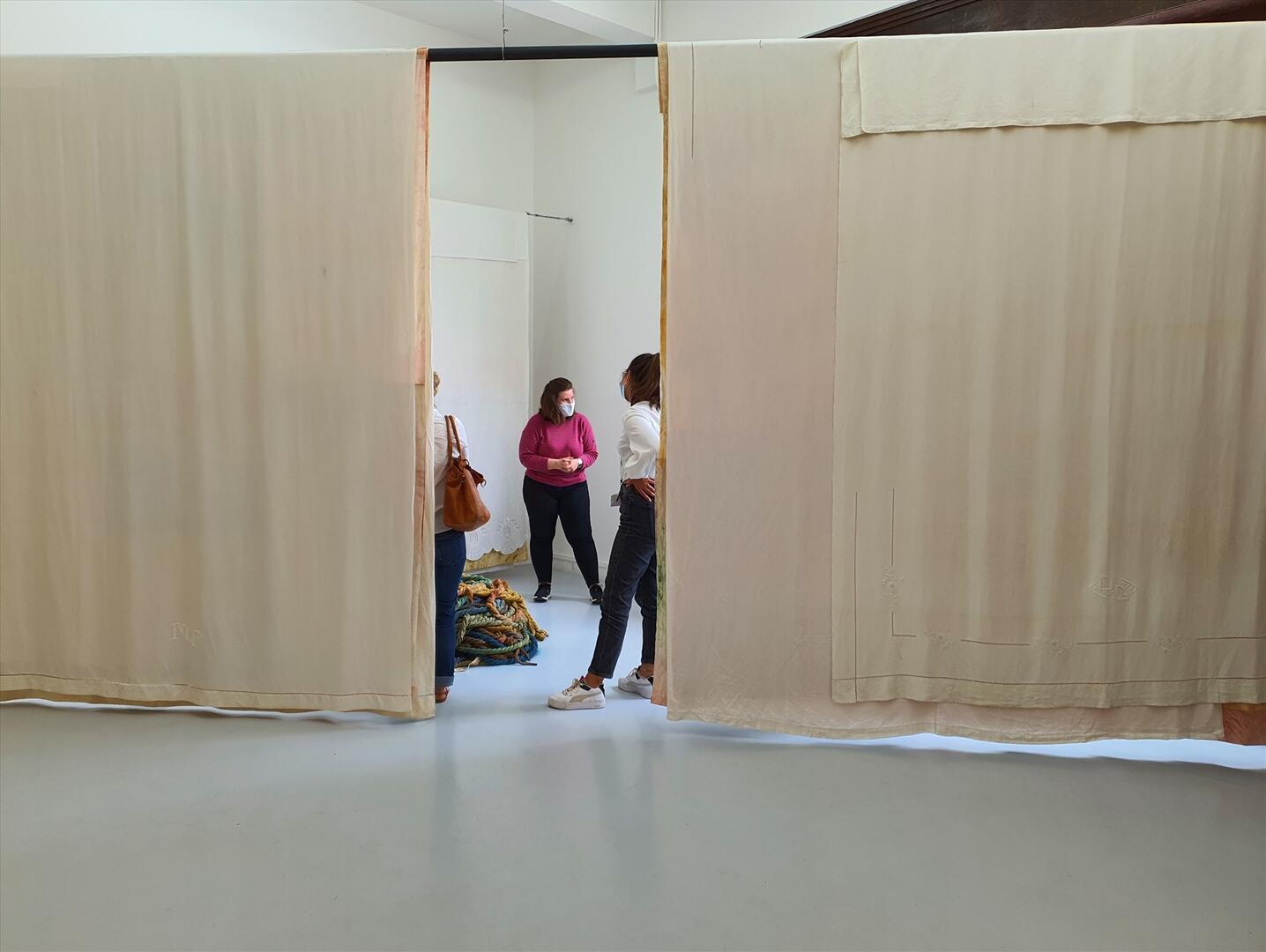 Visite de l'exposition «Soleil Blanc»