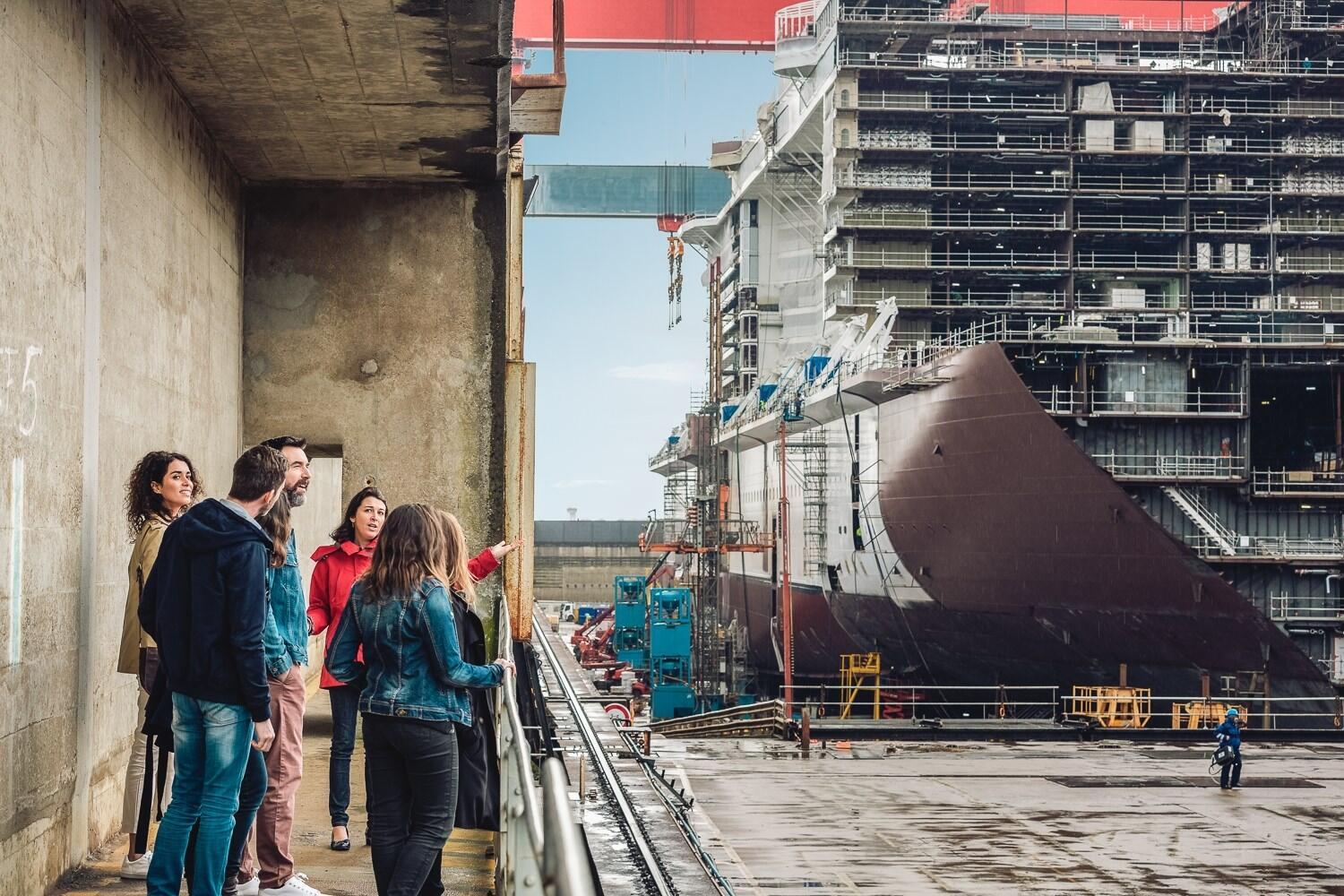 Visite des Chantiers de l'Atlantique