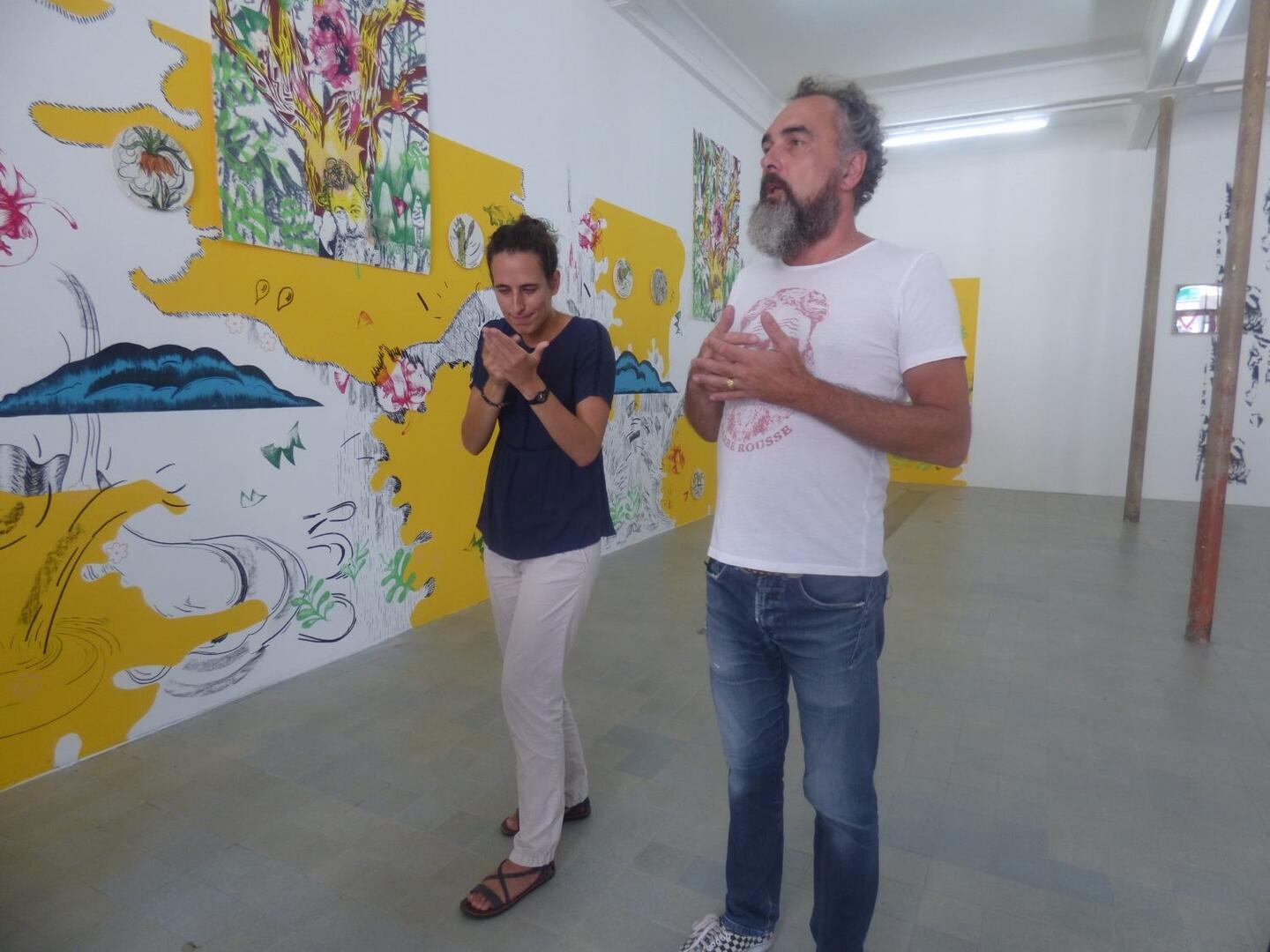 Visite en LSF de l'exposition Nouvelles de Veracruz, 2017