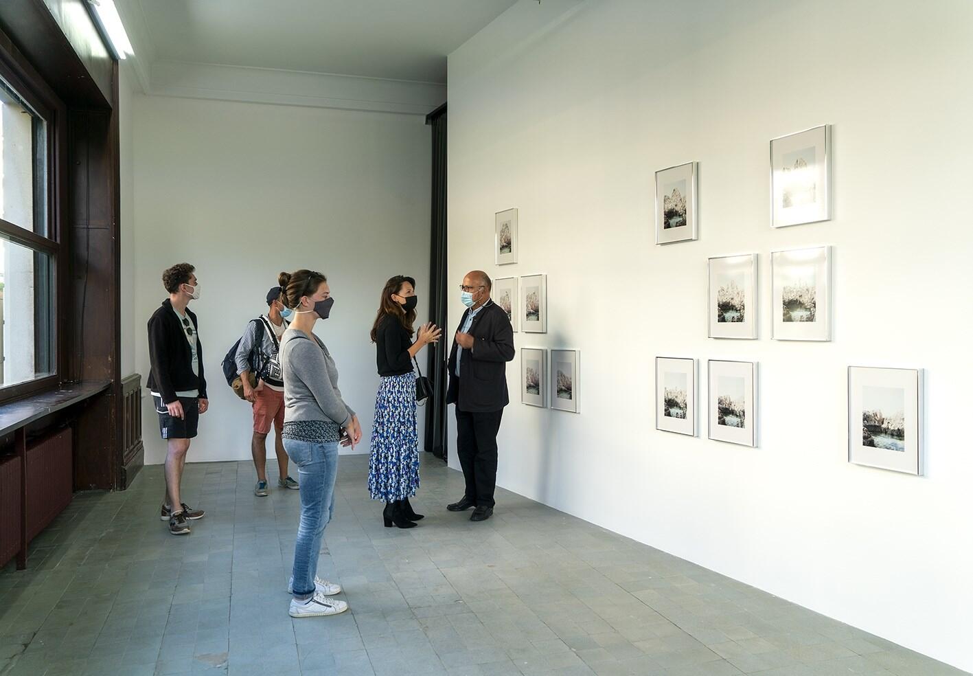Vue de l'exposition Noémie Goudal Post Atlantica, 2021.