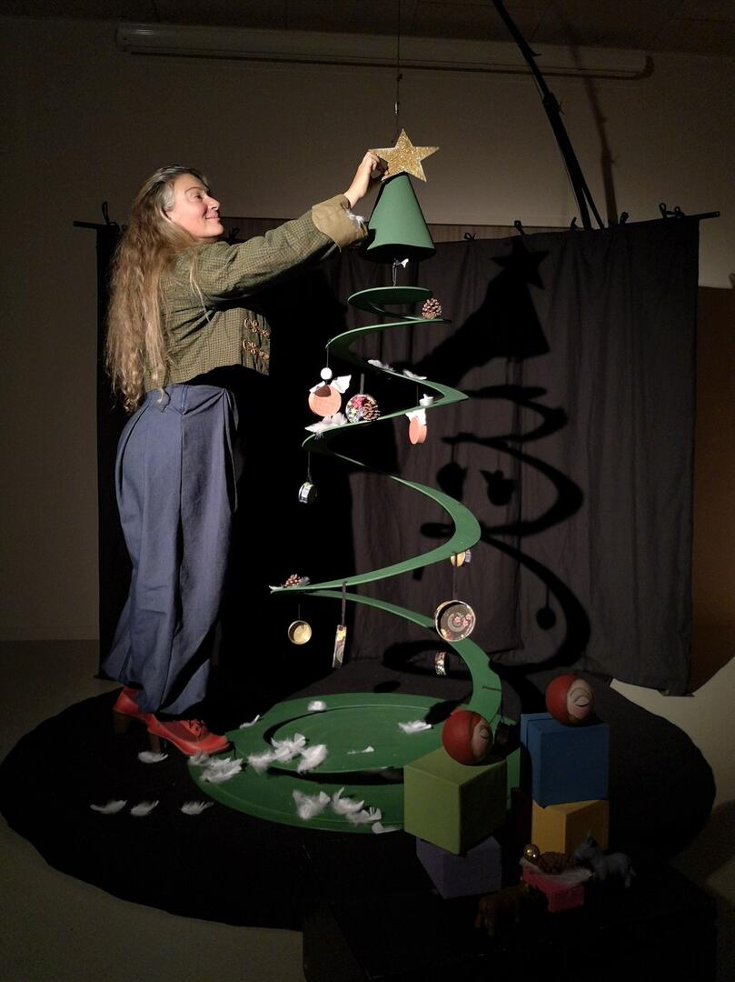 Haziel fête Noël