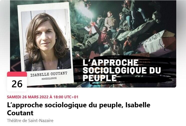 L'approche sociologique du peuple, Isabelle Coutant