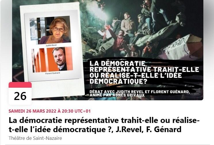 Débat avec Judith Revel et Florent Guénard