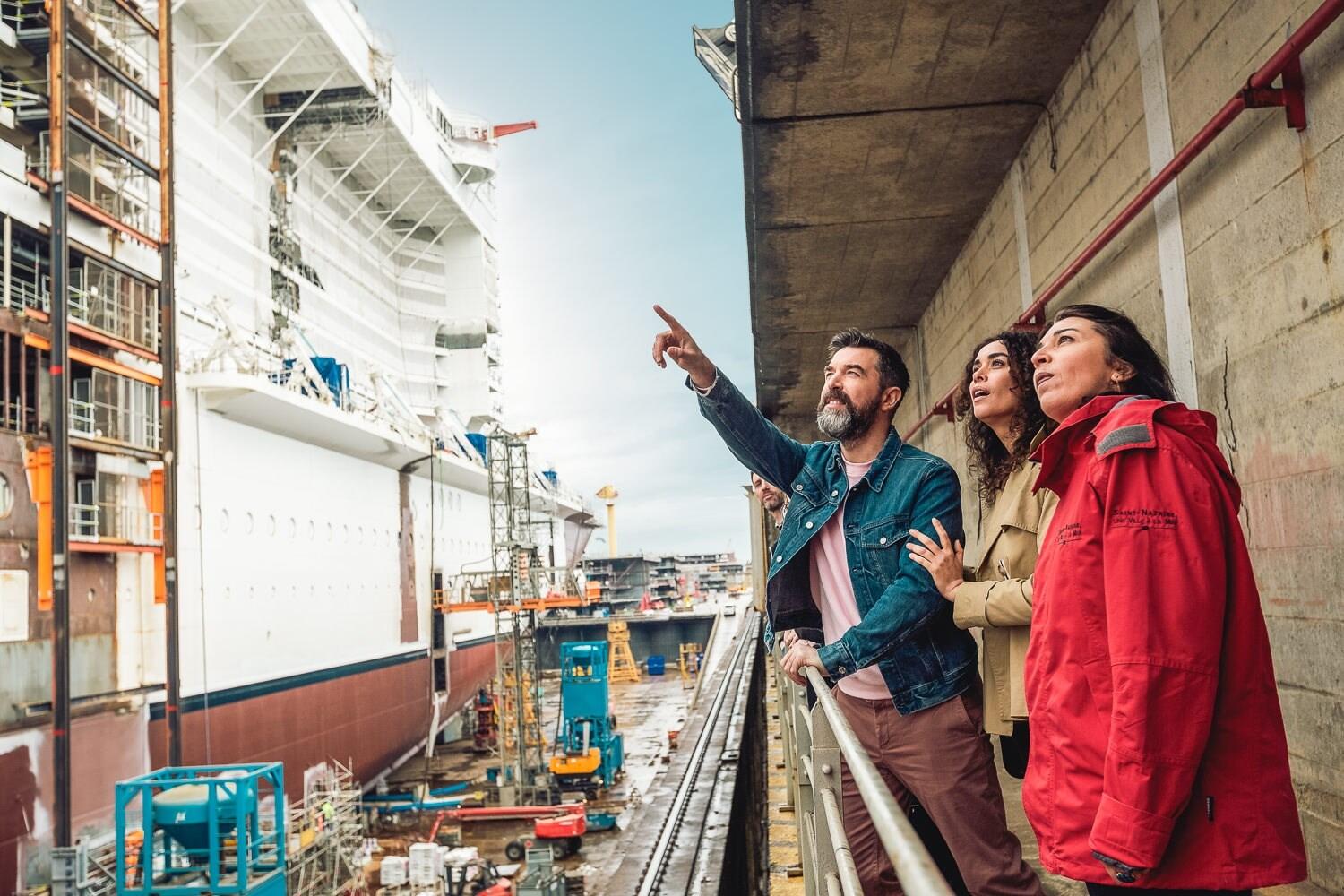Visite des Chantiers de l'Atlantique