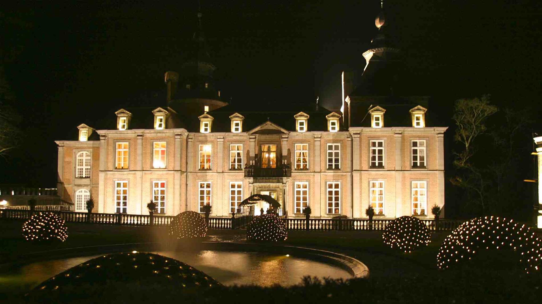Château de Modave by night