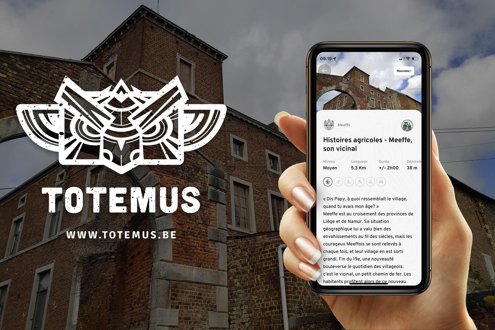 Chasses aux trésors Totemus - Meeffe - Application