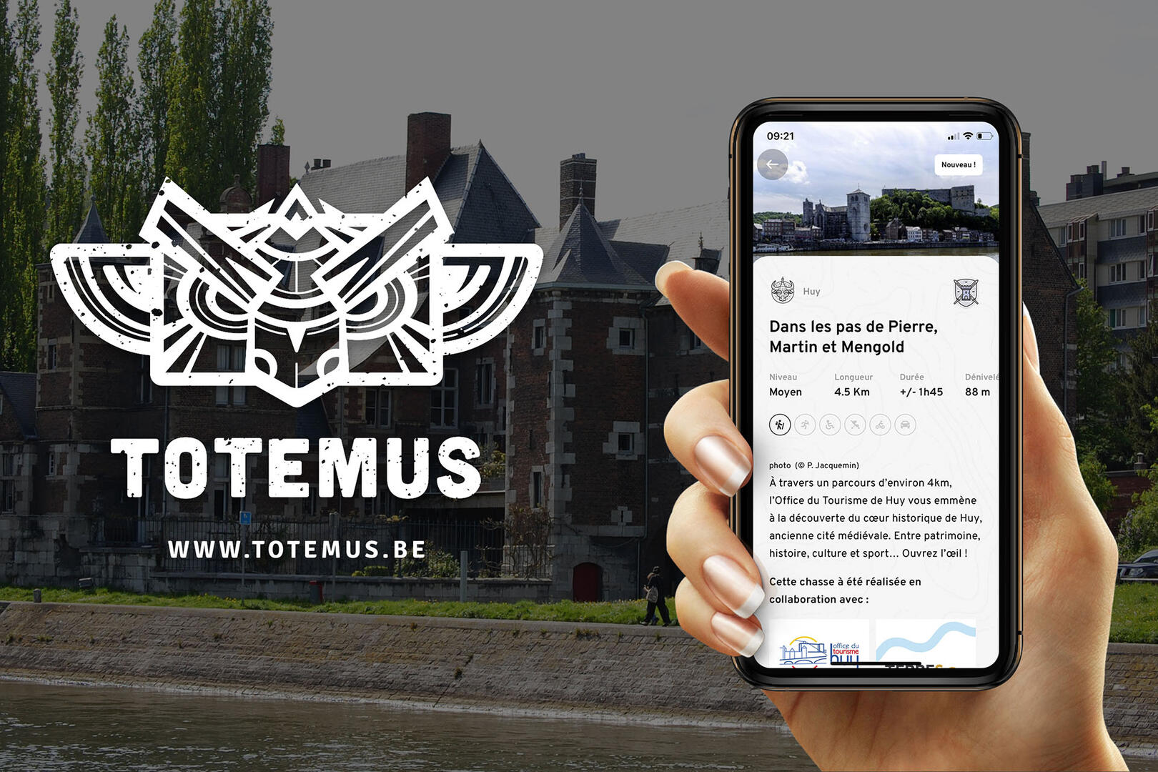 Chasses aux trésors Totemus - Huy - application