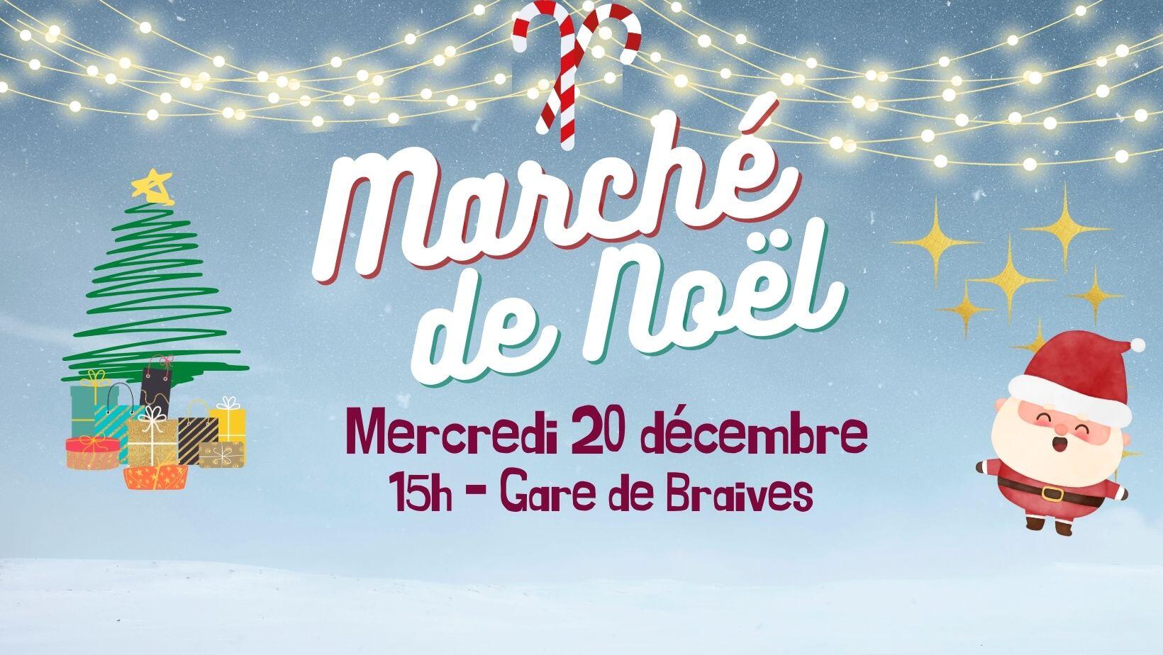 Petit marché noel braives