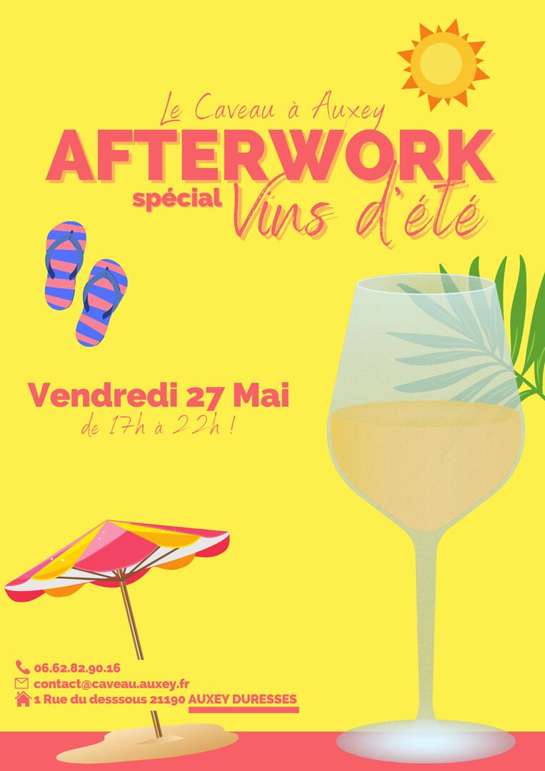 AFTER WORK Vins d'été