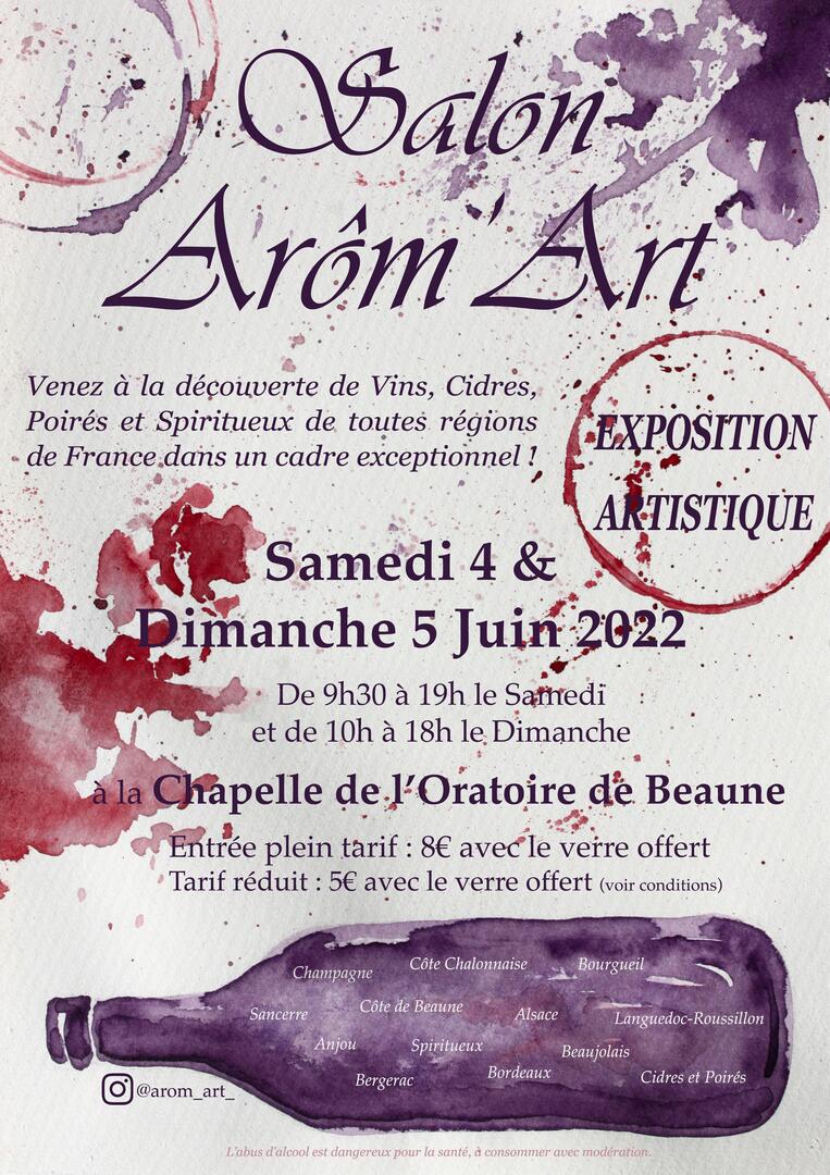 Affiche Arôm'Art A4 web
