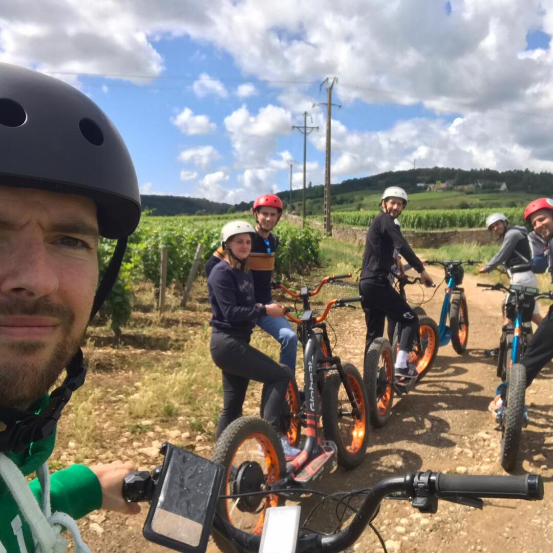Etrott dans les vignobles de Beaune