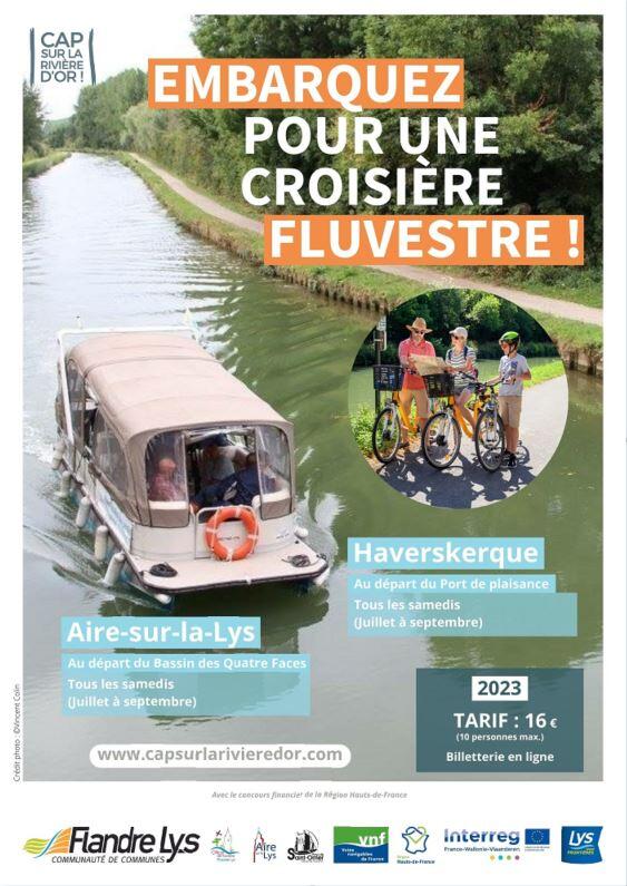 Affiche croisière fluvestre 2023-2