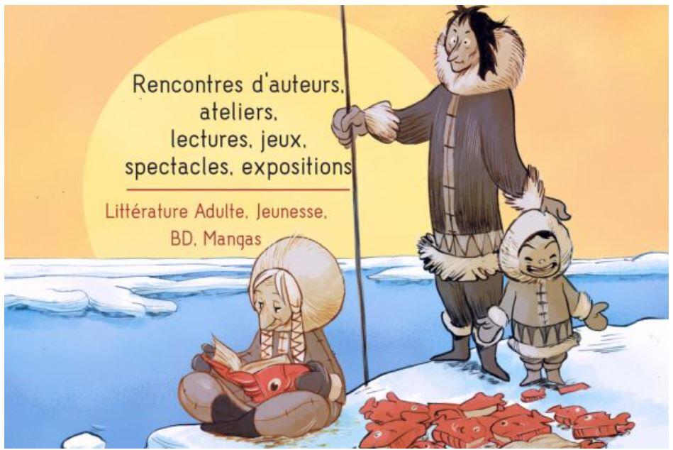 affiche Festival littérature Exquis mots 2023_paysage_illustration