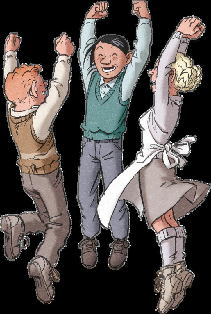 illustation jeu de piste les enfants de la résistance (c)Le Lombard