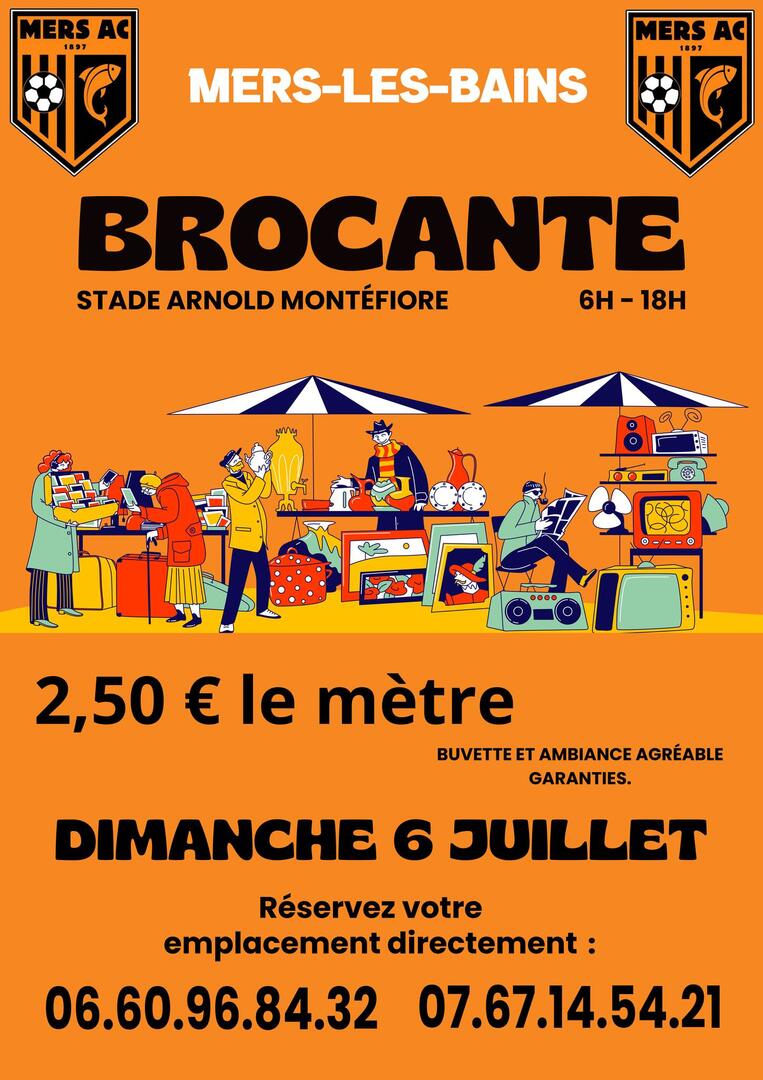 brocante mers 6 juillet