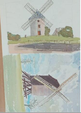 expo cours d'aquarelles ault