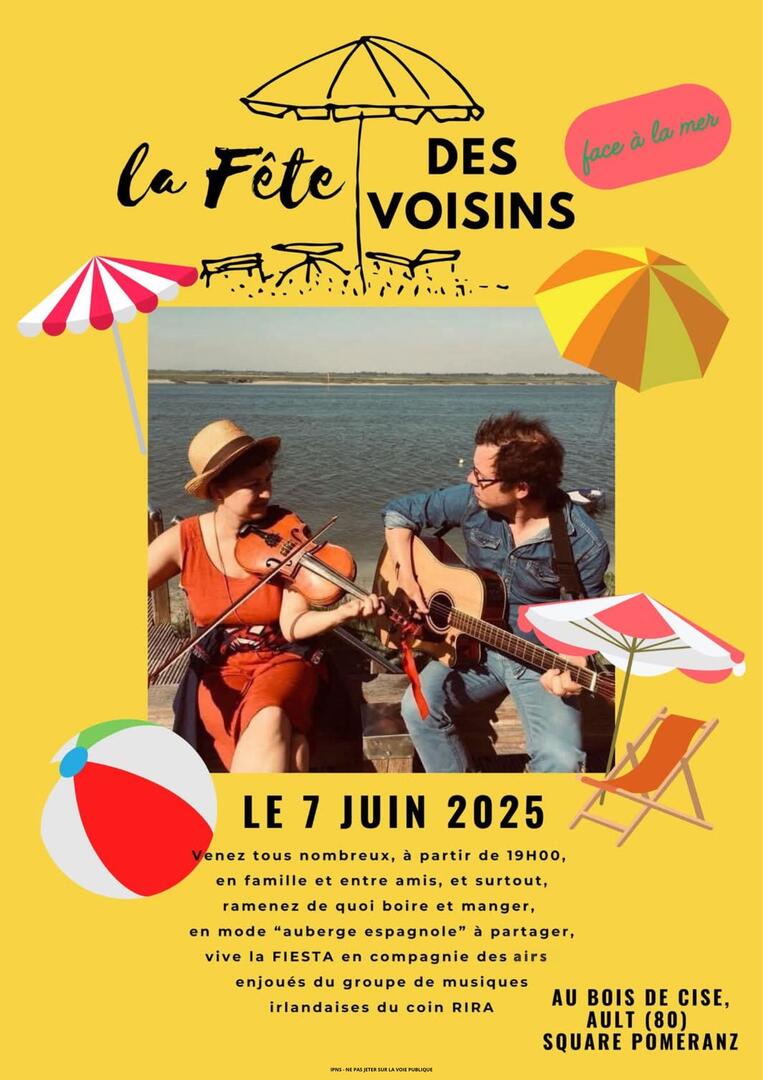 fête des voisins à ault le 7 juin