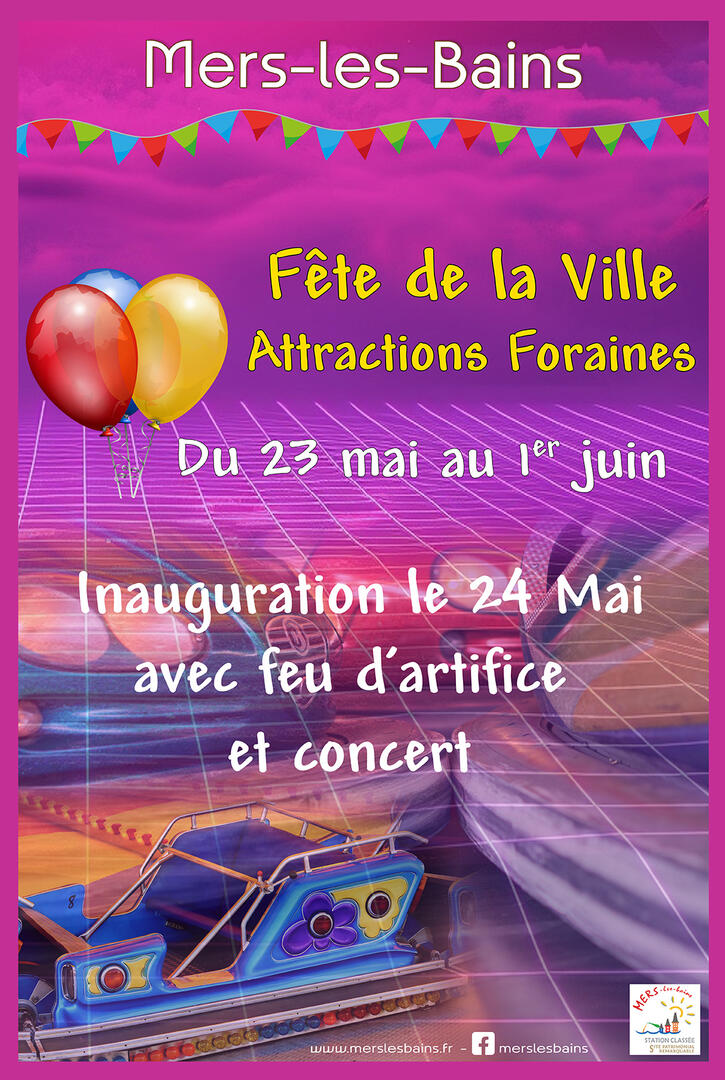 fete foraine mers du 23 mai au 1er juin