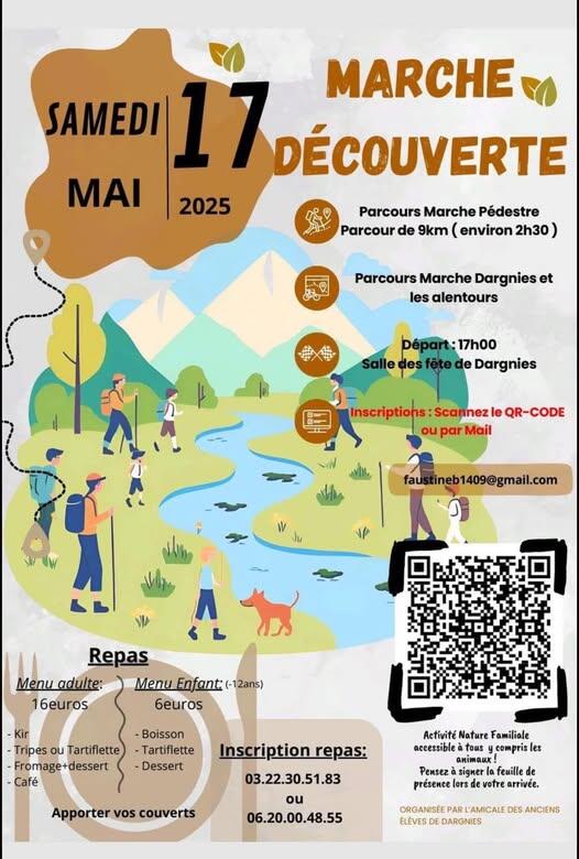 marche découverte 17 mai dargnies