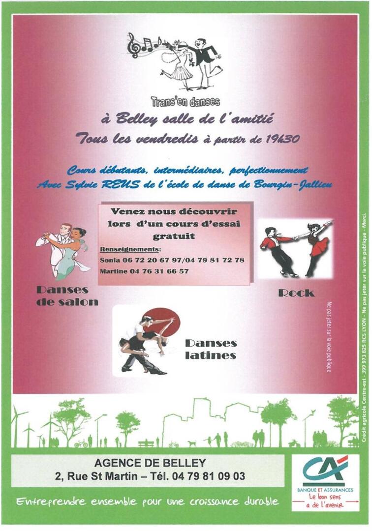 Cours de danses