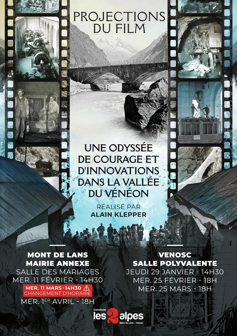 Projections à Mont-de-Lans  - Une odyssée de courage et d'innovations dans la vallée du Vénéon_Les Deux Alpes
