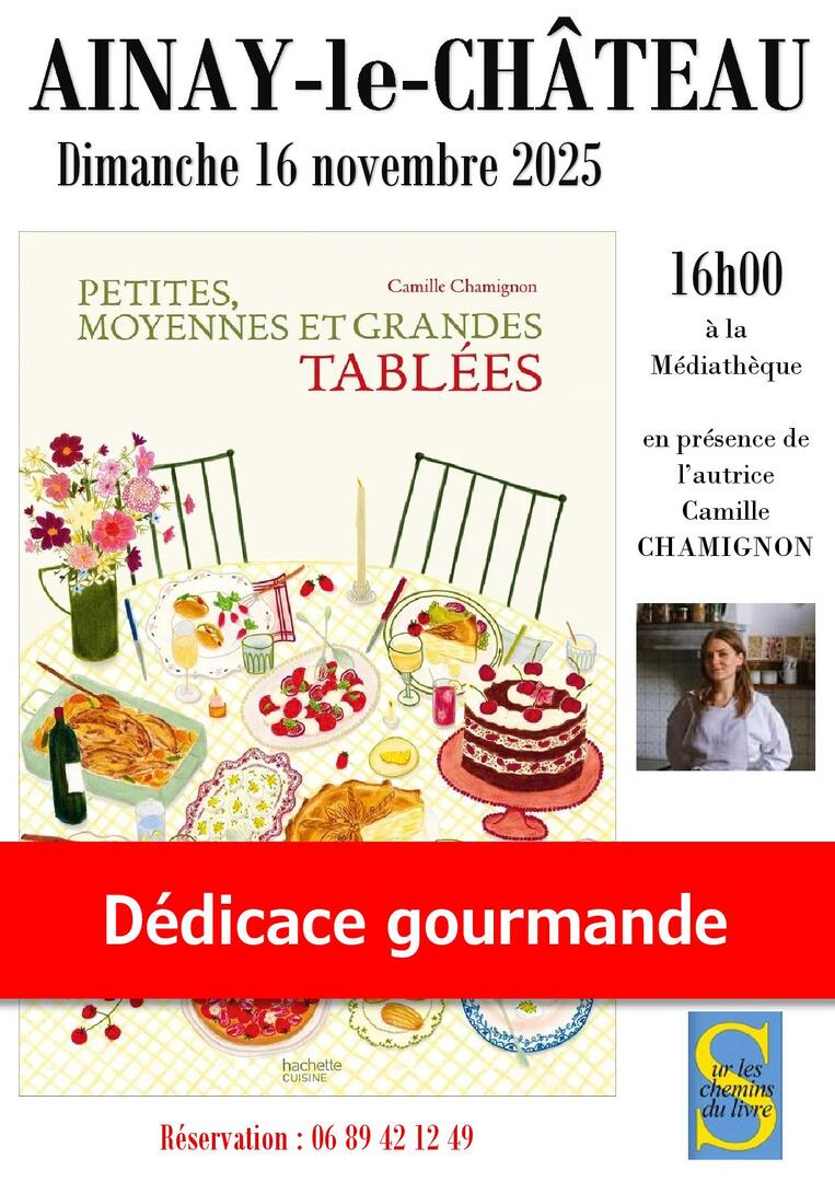Dédicace gourmande_Ainay-le-Château