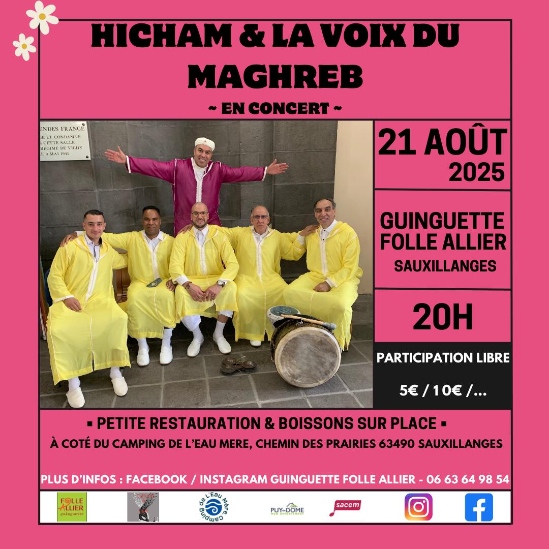 affiche hicham la voix du maghreb