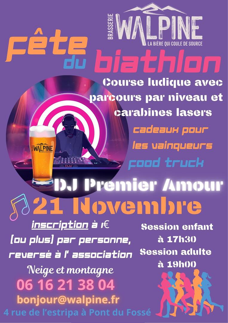 Fête du biathlon à la Walpine