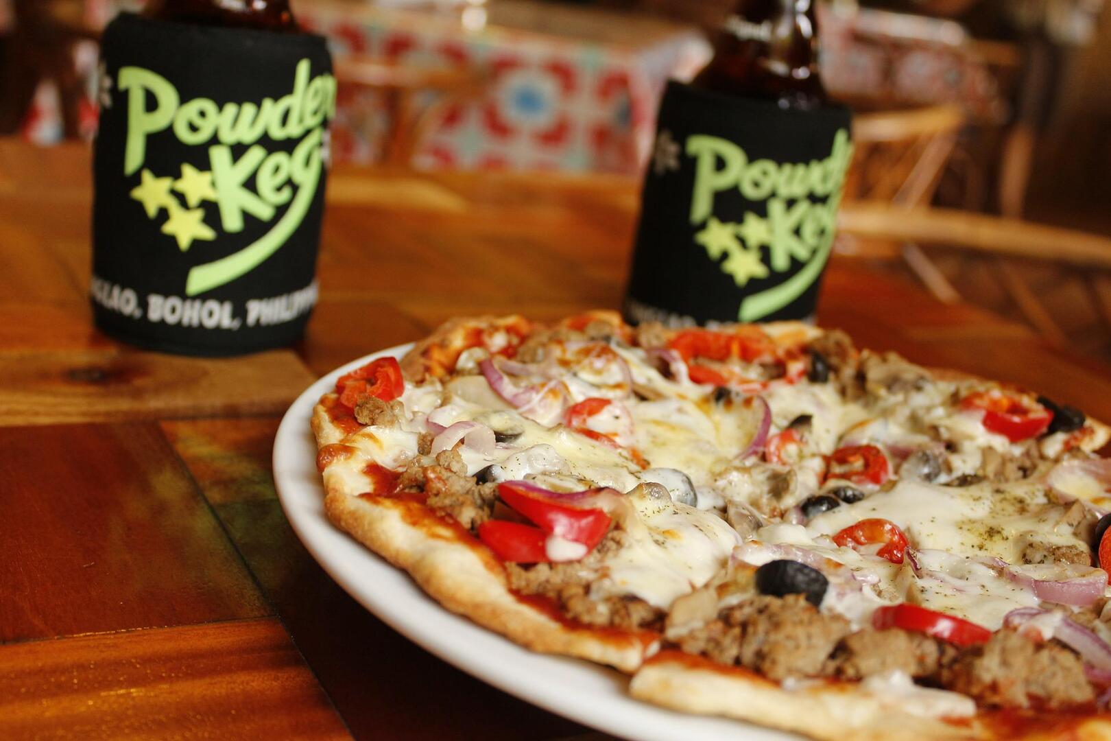 pizza biere